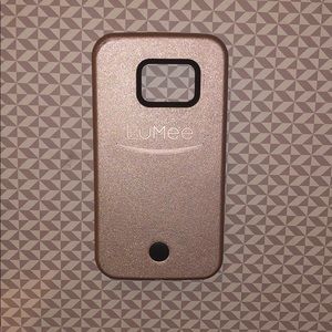 Samsung S7 Rosegold LuMee phone case